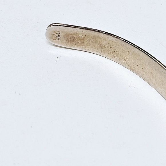 Dichroic Glass Sterling silver Bracelet - Picture 3 of 9